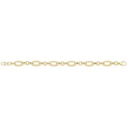 9ct Gold Hollow Bracelet 
