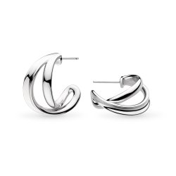 Kit Heath Serenity Grande Crossover Semi Hoop Earrings