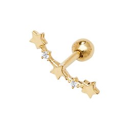 9ct Gold Cz Constellation Cartilage Stud 