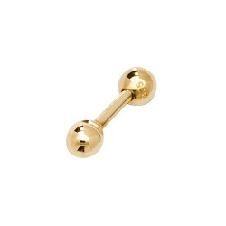 9ct Gold Bead Cartilage Stud 
