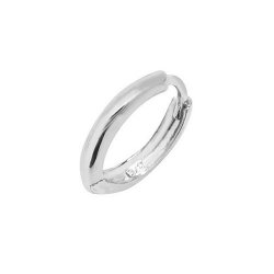 9ct White Gold Cartilage Hoop 