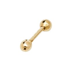 9ct Gold Bead Cartilage Stud 