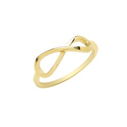 9ct Gold Infinity Ring 