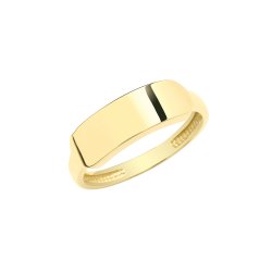 9ct Gold Id Signet Ring 