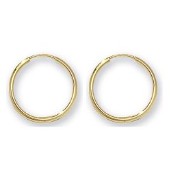 9ct Gold Tube Sleepers 