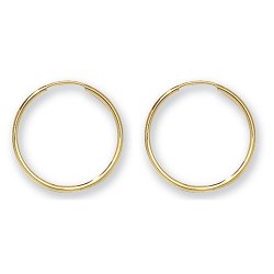 9ct Gold Tube Sleepers 