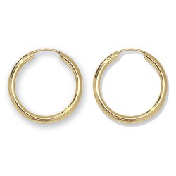 9ct Gold Tube Sleepers 