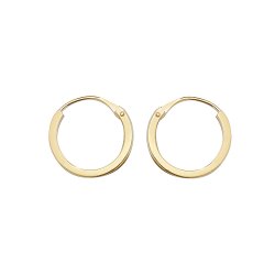 9ct Gold Square Sleepers 