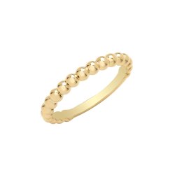 9ct Gold Bobble Ring 