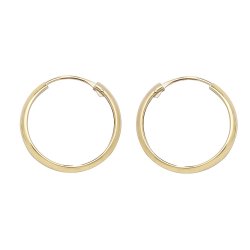 9ct Gold Tube Sleepers 
