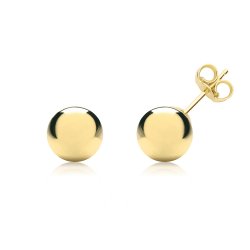 9ct Gold Ball Studs 