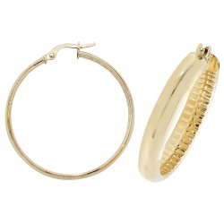 9ct Gold Hoops ER1053-