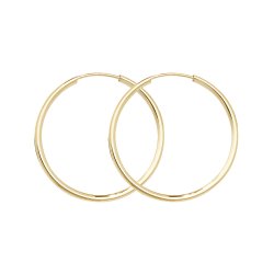 9ct Gold Tube Sleepers 