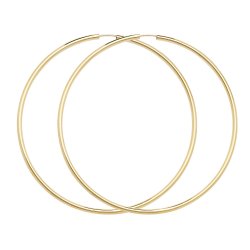9ct Gold Tube Sleepers 
