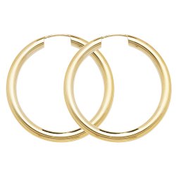 9ct Gold Tube Sleepers 