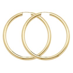 9ct Gold Tube Sleepers 