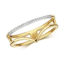 Diamond Ring In 9ct Gold 