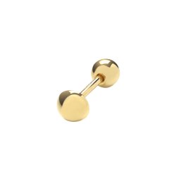 9ct Gold Dome Cartilage Stud 