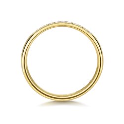 Diamond Channel Set Eternity Ring In 18ct Gold 