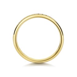 Diamond Channel Set Eternity Ring In 18ct Gold 