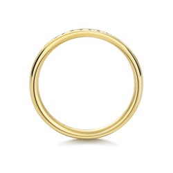 Diamond Channel Set Eternity Ring In 18ct Gold 