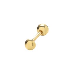 9ct Gold Dome Cartilage Stud 