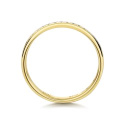 Diamond Channel Set Eternity Ring In 18ct Gold 