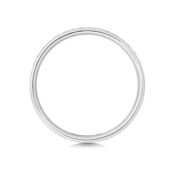 Diamond Channel Set Eternity Ring In 18ct White Gold 