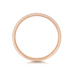 Diamond Channel Set Eternity Ring In 18ct Rose Gold 