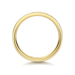 Diamond Channel Set Eternity Ring In 18ct Gold 