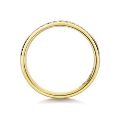 Diamond Channel Set Eternity Ring In 18ct Gold 