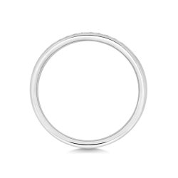 Diamond Channel Set Eternity Ring In Platinum 