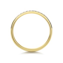 Diamond Channel Set Eternity Ring In 18ct Gold 