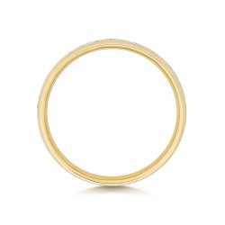 Diamond Channel Set Eternity Ring In 18ct Gold 