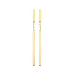 9ct Gold Double Bar Drops 