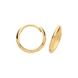 9ct Gold Hinged Hoops 