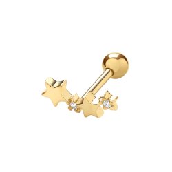 9ct Gold Cz Constellation Cartilage Stud 