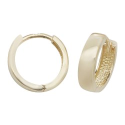 9ct Gold Hinged Hoops 