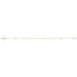 9ct Gold Rosary Bracelet 