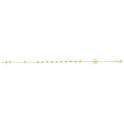 9ct Gold Rosary Bracelet 