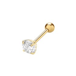 9ct Gold Cz Cartilage Studs 