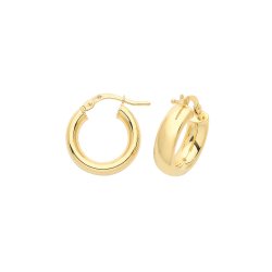 9ct Gold Hoops ER891-