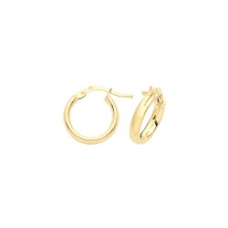 9ct Gold Hoops ER890-
