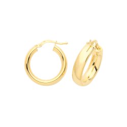 9ct Gold Hoops ER891-