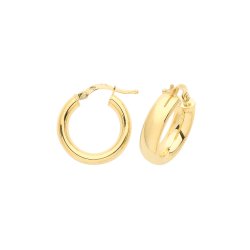 9ct Gold Hoops ER891-