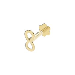 9ct Gold Infinity Cartilage Labret 
