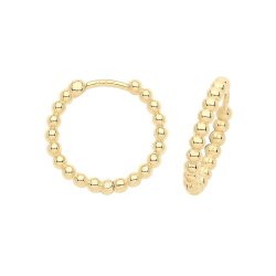 9ct Gold Bobble Clickers 