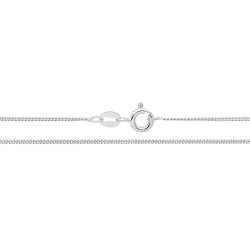 Silver Fine Curb Chain 