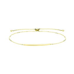 9ct Gold Bar Pull Style Bracelet 