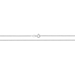 Silver Fine Curb Chain 